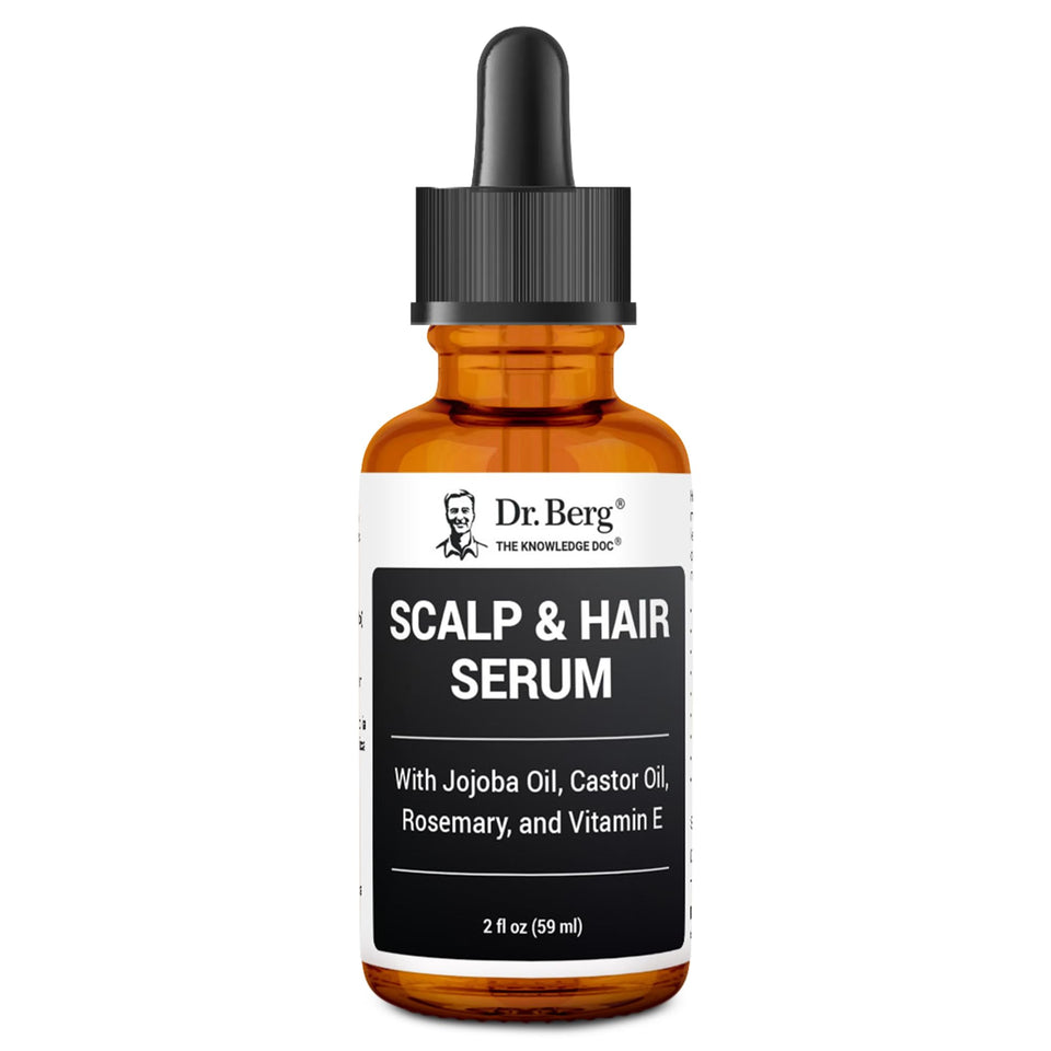 Dr. Berg bottle front view showing label and 2 fl oz size for easy identification