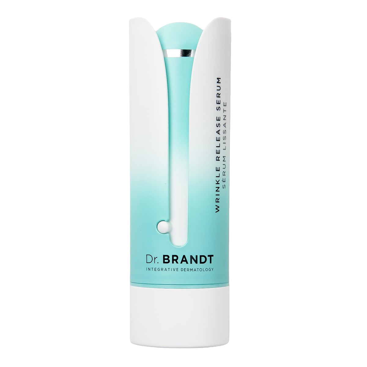 Dr. Brandt front packaging highlighting serum benefits and immediate smoothing