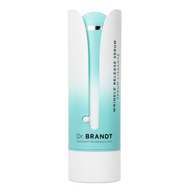 Dr. Brandt front packaging highlighting serum benefits and immediate smoothing