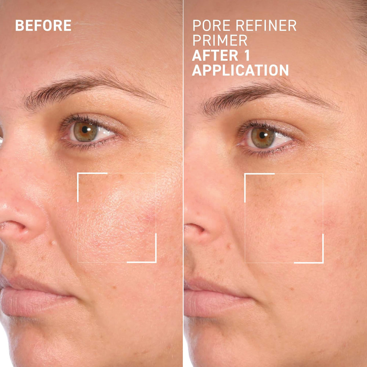 Dr. Brandt tinted swatch on skin showing subtle coverage and oil control