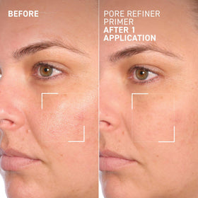 Dr. Brandt tinted swatch on skin showing subtle coverage and oil control