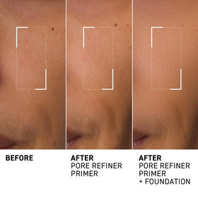 Dr. Brandt primer tube open displaying lightweight cream texture