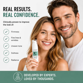 Dr. Brenner 1oz bottle next to common object to show compact travel-friendly benefit