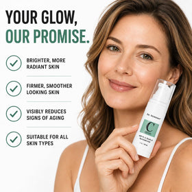 Dr. Brenner texture close-up of serum highlighting lightweight hydration and absorption benefit