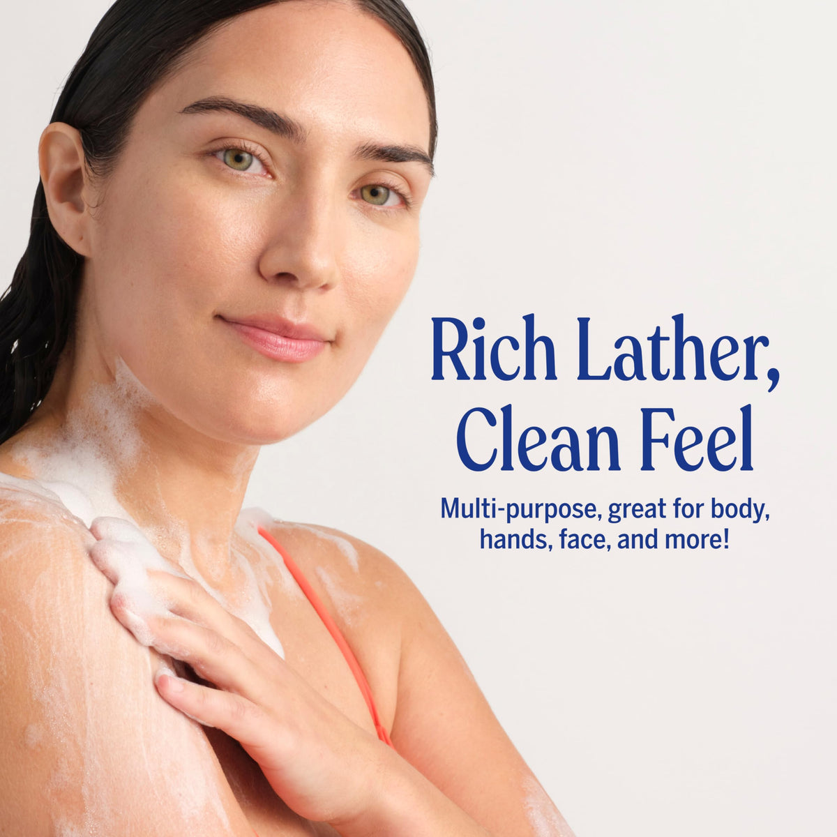 Dr. Bronner's almond label and ingredients list promoting organic sourcing