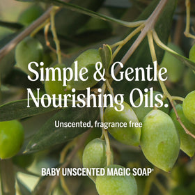Dr. Bronner's dilution demo with measuring cup showing versatile uses