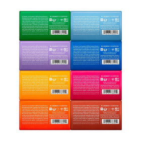Dr. Bronner's single bar close-up label highlighting scent and organic oils