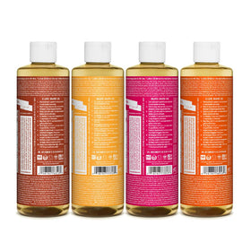 Dr. Bronner's eucalyptus close-up texture and oil-based lather for refreshing cleans
