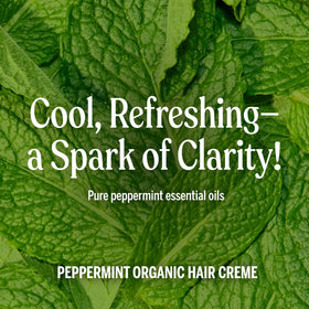 Dr. Bronner's applied to damp hair to reduce frizz and aid styling