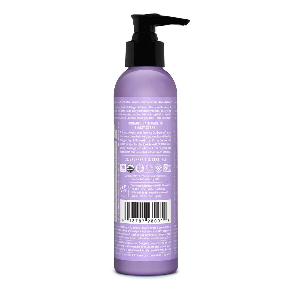 Dr. Bronner's open jar close-up texture highlighting creamy moisturizing finish
