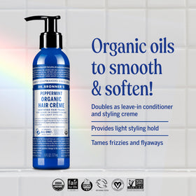 Dr. Bronner's cream texture close-up highlighting smooth, non-greasy finish