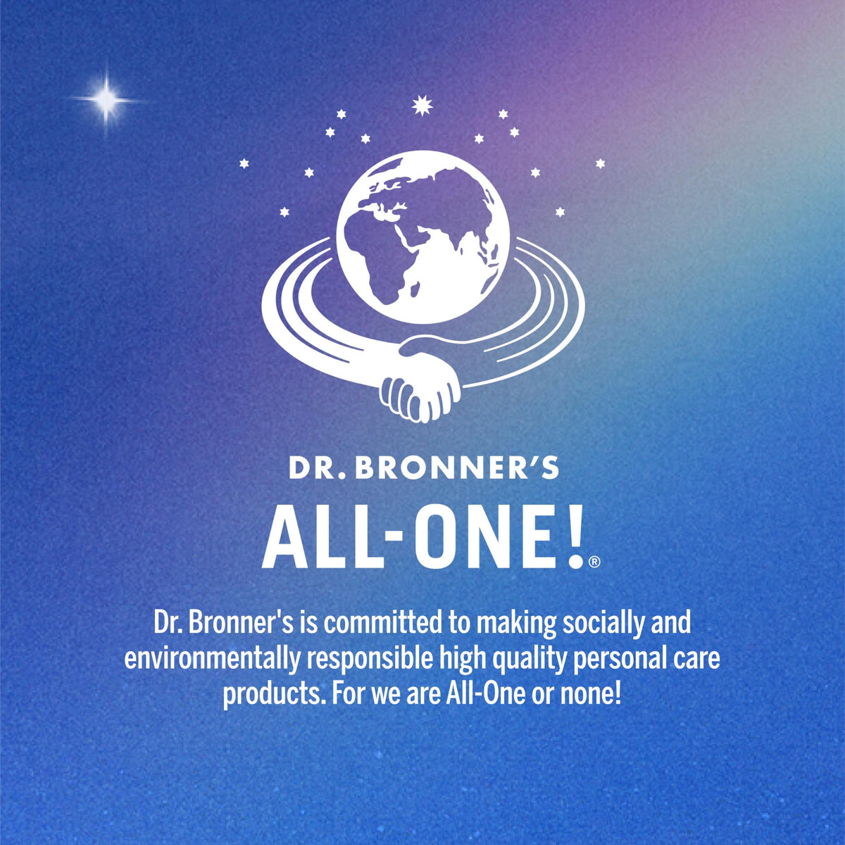 Dr. Bronner's two-pack next to a ruler showing travel-friendly 6 oz size