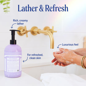 Dr. Bronner's shikakai powder close-up highlighting conditioning benefit