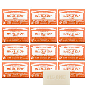 Dr. Bronner's front packaging showing 12-pack and product name, eco benefit