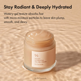 Dr.Ceuracle jar beside ruler illustrating 75 g size and travel-friendly benefit