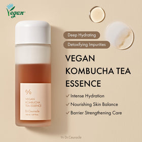 Dr.Ceuracle ingredient label highlighting kombucha, centella, and ceramide for benefits