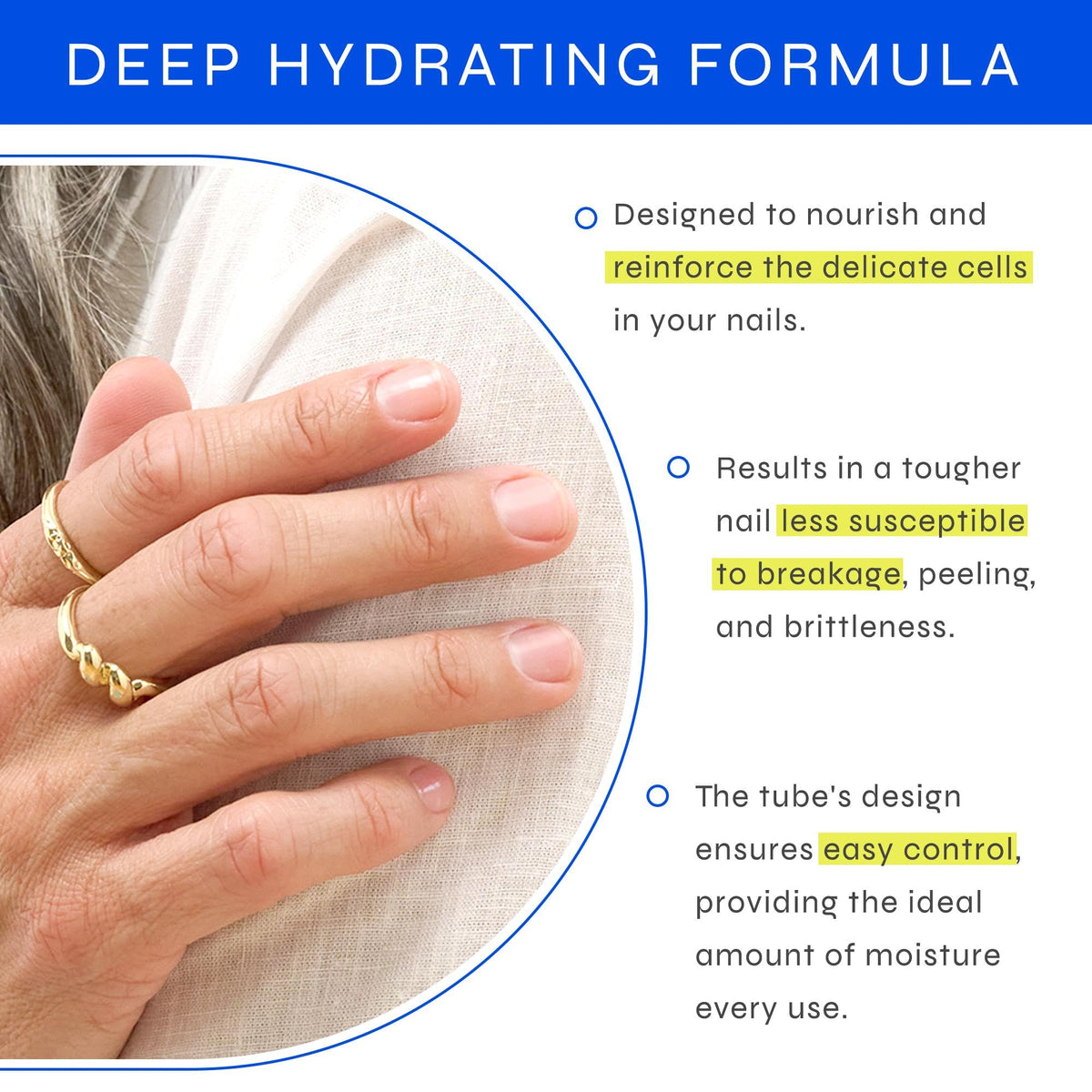 Dr. Dana applicator wand delivering precise nail hydration