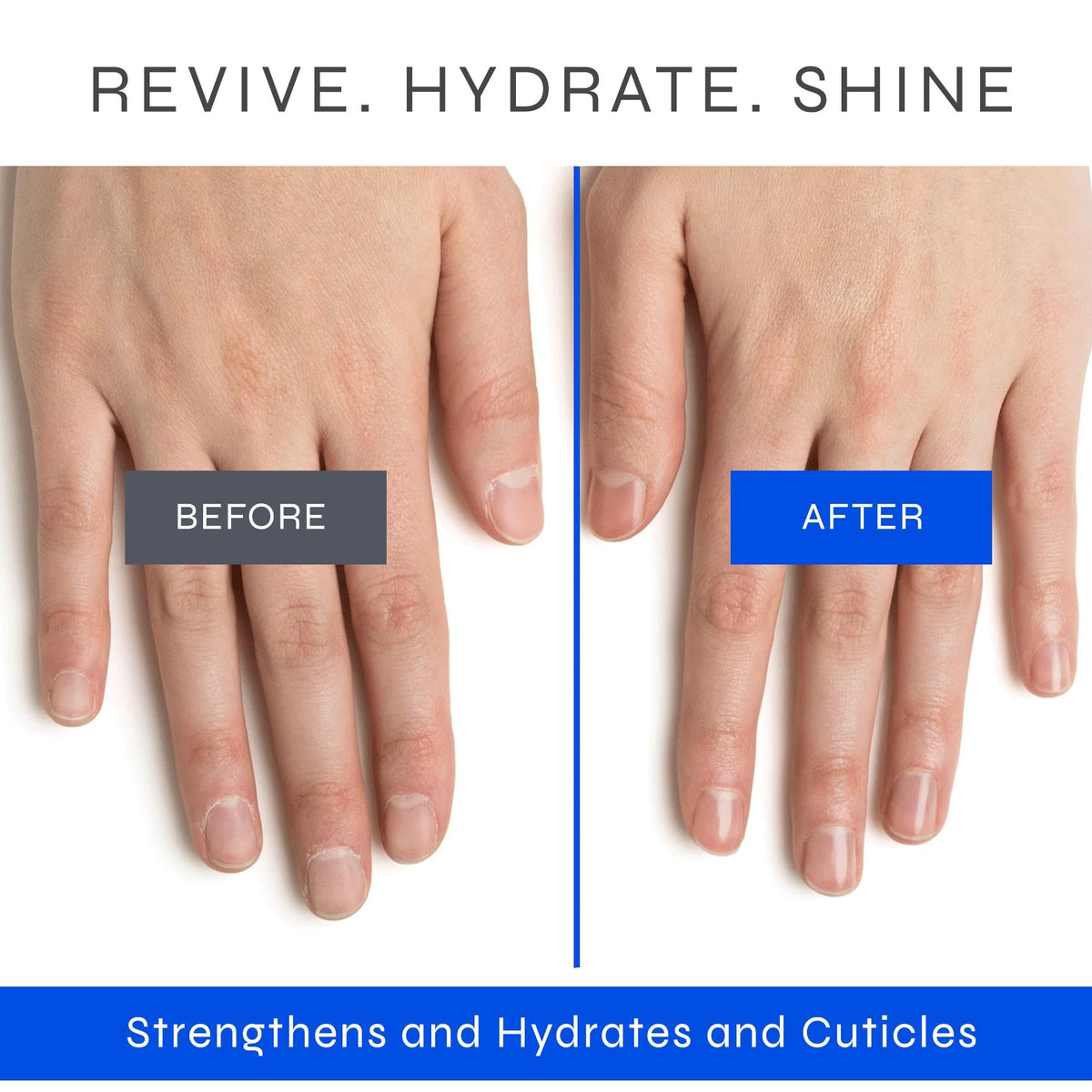 Dr. Dana lifestyle hand shot showing glossy natural nails