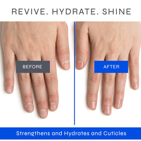 Dr. Dana lifestyle hand shot showing glossy natural nails
