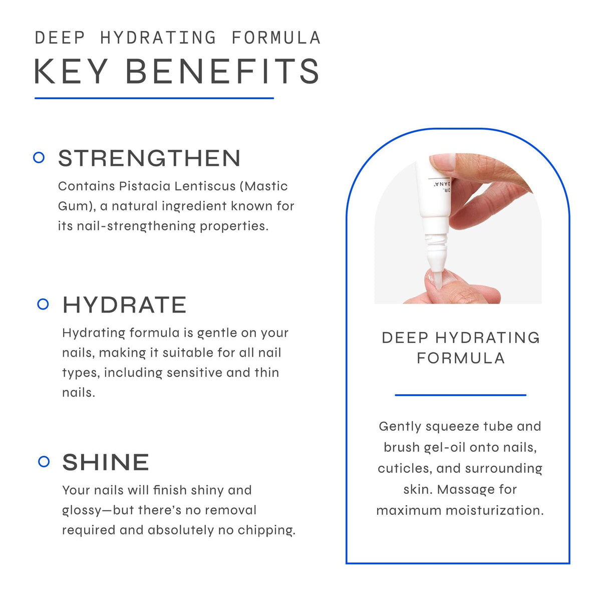 Dr. Dana visible nails before and after hydration treatment