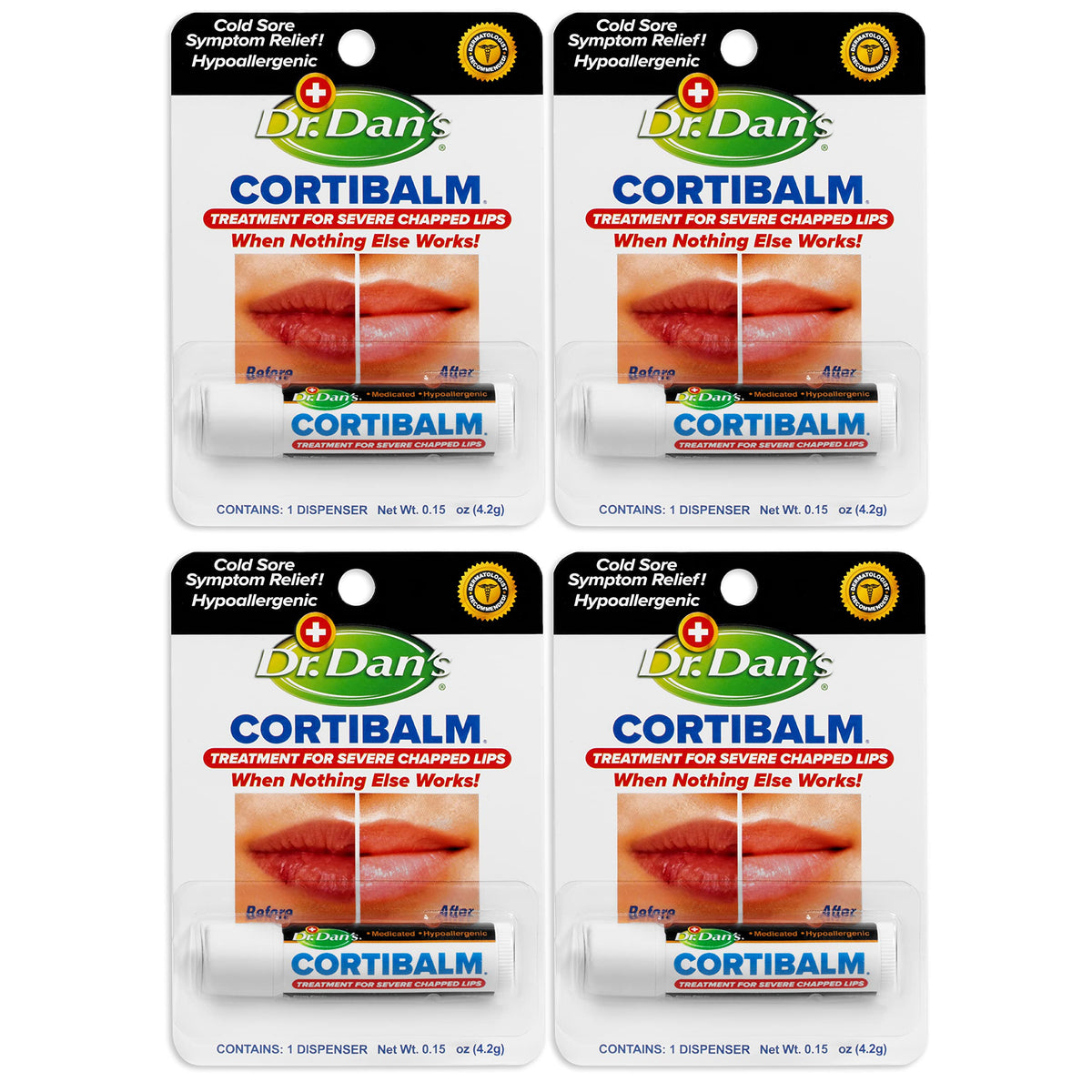 Dr. Dan's front packaging shows clear labeling and therapeutic balm benefits