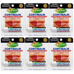 Dr. Dan's Cortibalm front packaging showing clear labeling and benefit