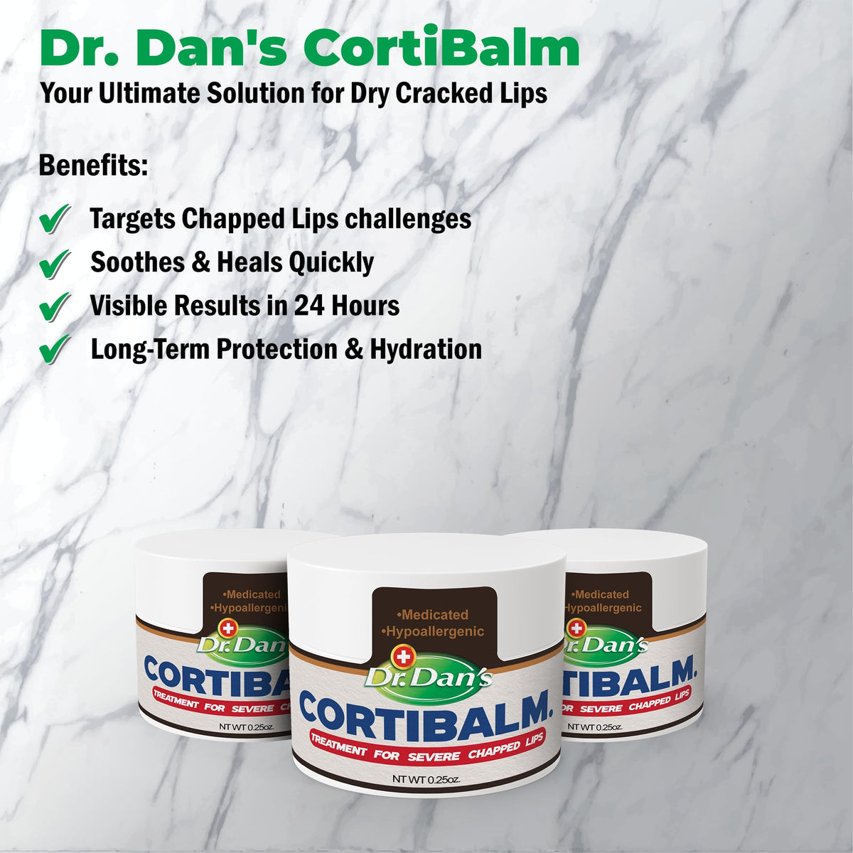 Dr. Dan's jar next to coin showing compact jar size benefit