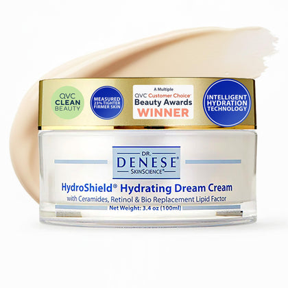 Dr. Denese jar front view showing premium packaging and daily use benefit