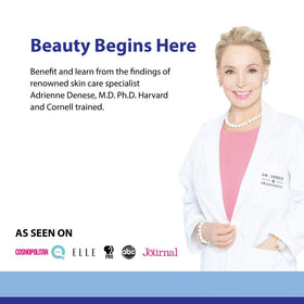 Dr. Denese on nightstand in evening routine scene promoting nighttime recovery benefit