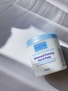 Dr. Denese close-up of pad texture soaked with glycolic solution for effective exfoliation