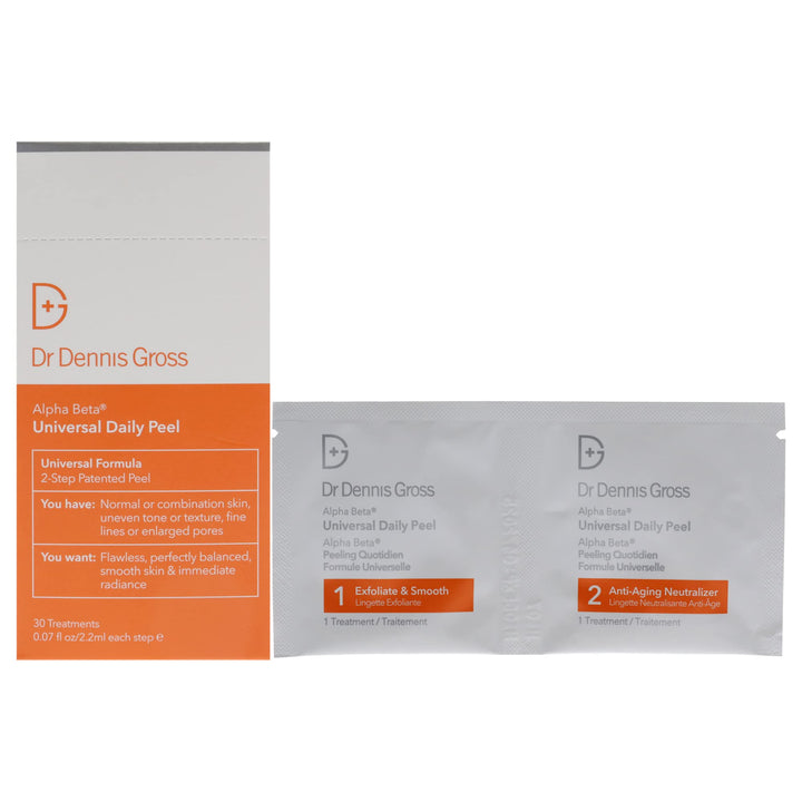 Dr Dennis Gross front packaging showing product and benefits