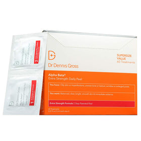Dr. Dennis Gross front packaging showing 60 treatments and benefits