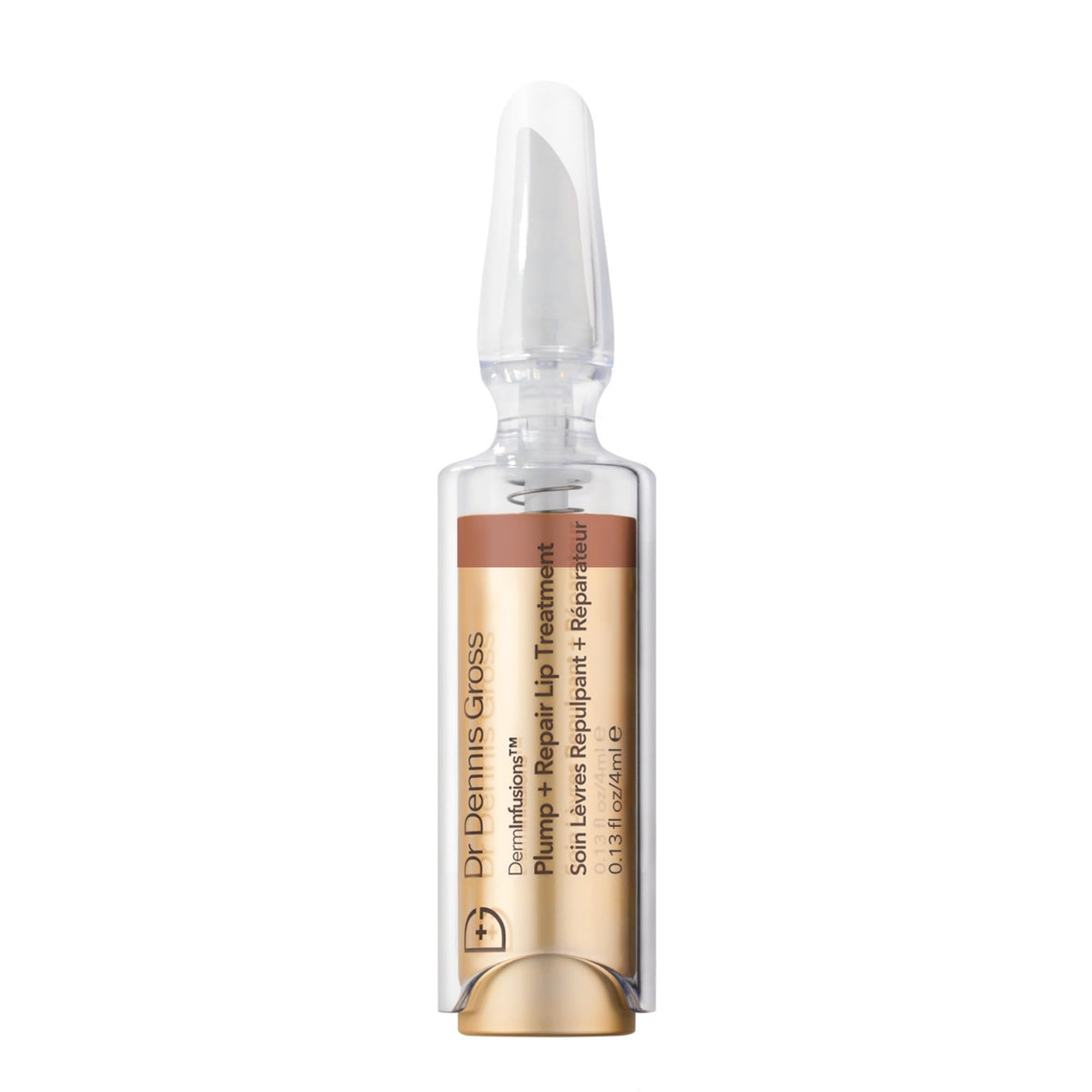 Dr Dennis Gross front packaging showing Beige tint and 4 mL size for quick identification