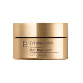 Dr Dennis Gross front packaging showing jar and label for immediate blur benefit