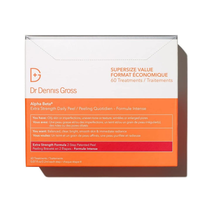 Dr. Dennis Gross front packaging showing product and treatments benefit