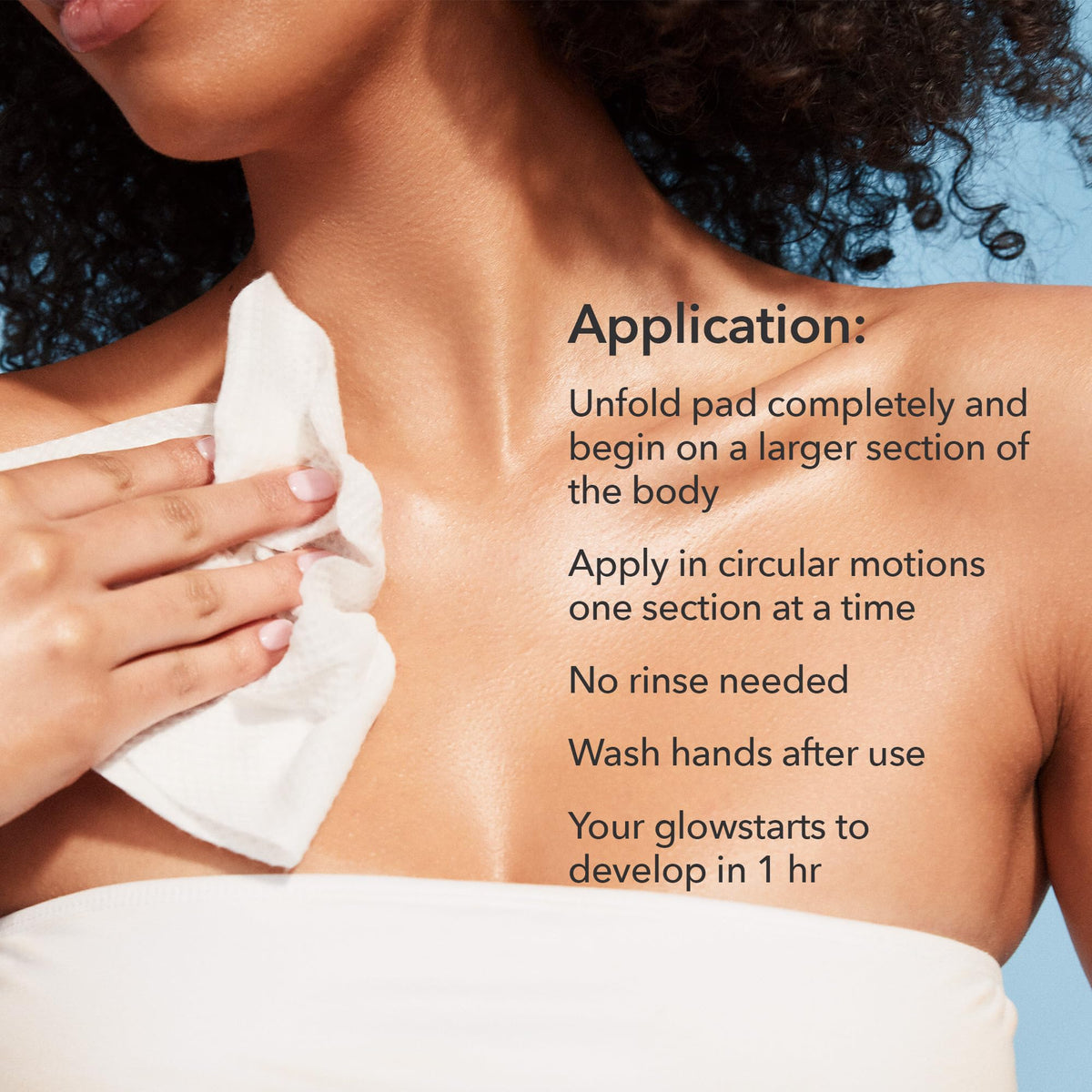Dr. Dennis Gross product staged in bathroom for easy at-home tanning
