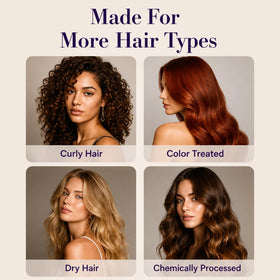 DR.EMMET finished shiny hair styled to show added gloss and softness
