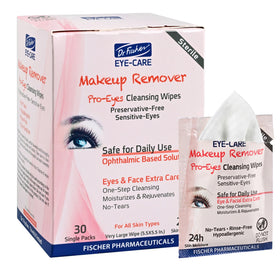 Dr. Fischer front packaging showing travel-friendly 30-count pack and gentle benefits