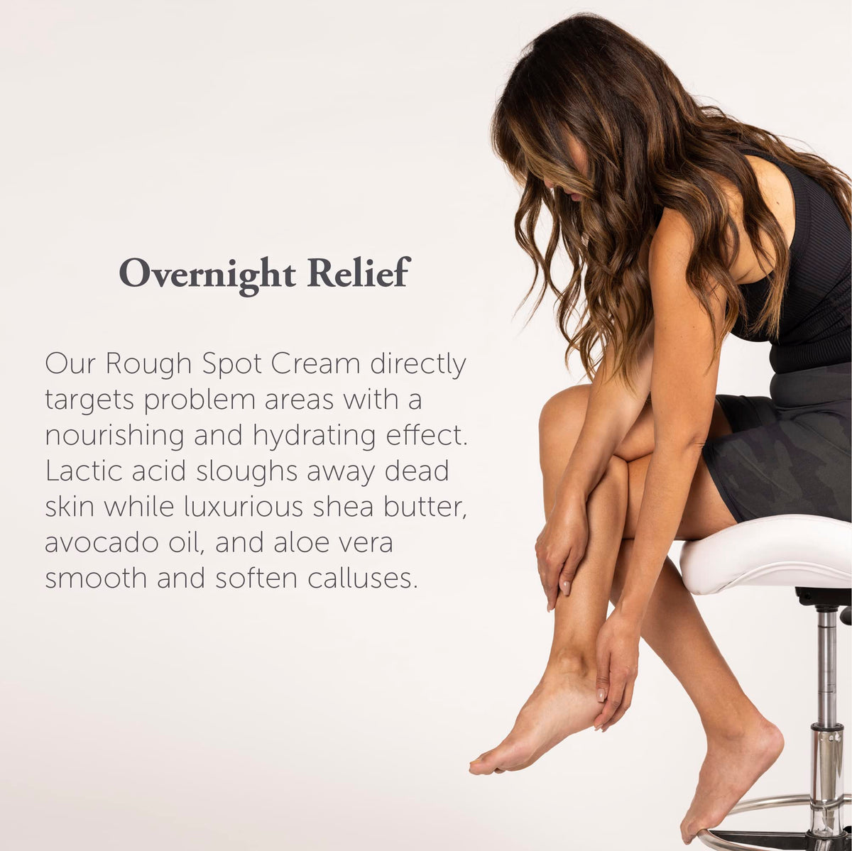 Dr. Foot close-up texture of cream showing smooth absorbent formula