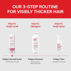 DR.FORHAIR in-shower use demonstrating scalp massage and cleansing benefit