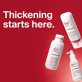 DR.FORHAIR bottle size comparison illustrating 16.91 fl oz value and convenience