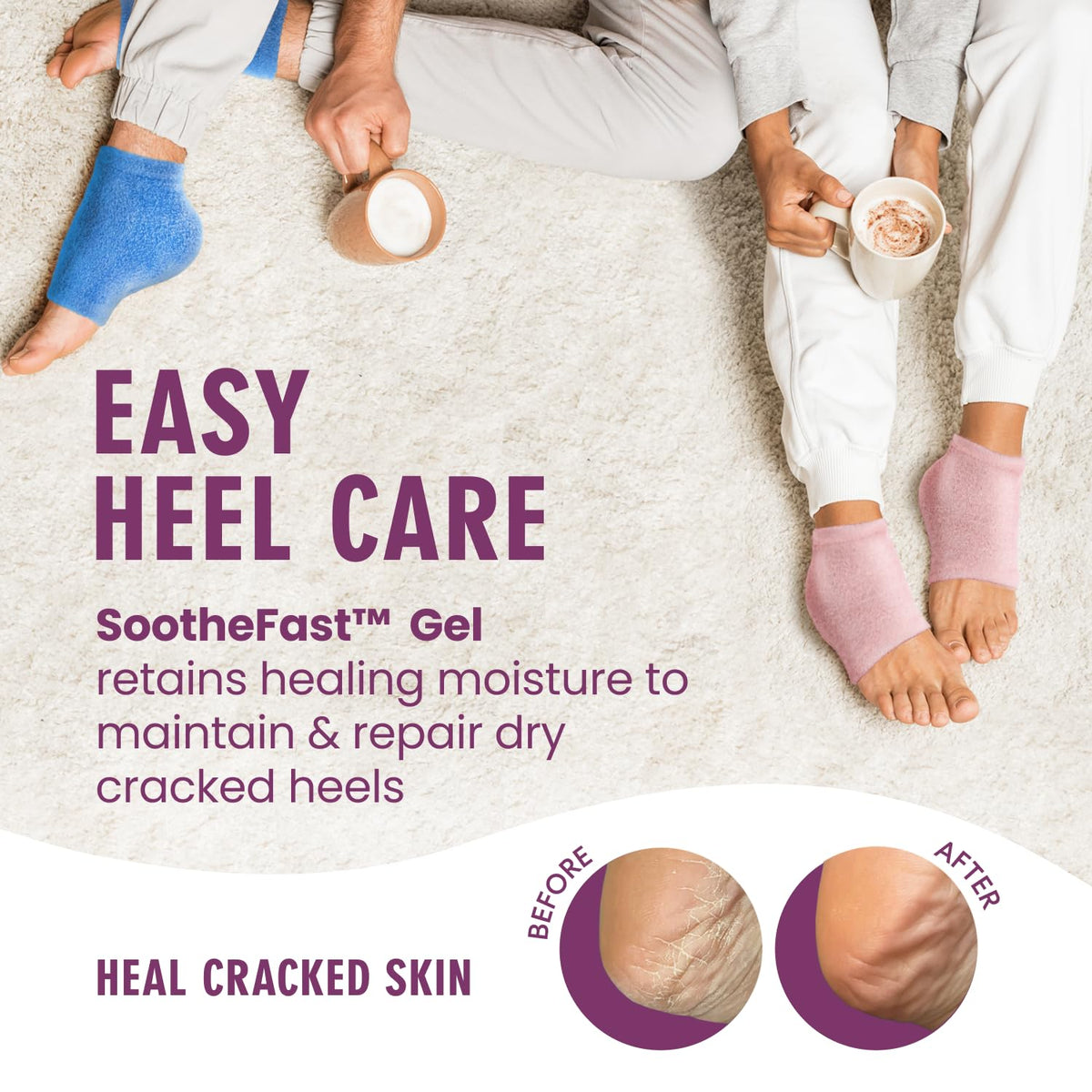 dr. frederick's close-up of gel lining texture illustrating oil release benefit