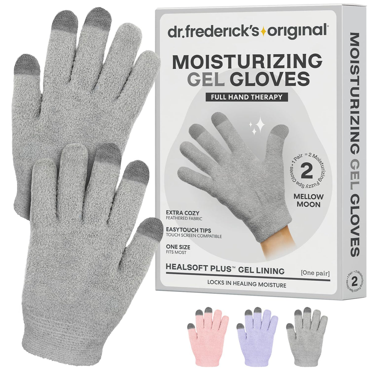 Dr. Frederick's front packaging showing the product and benefits