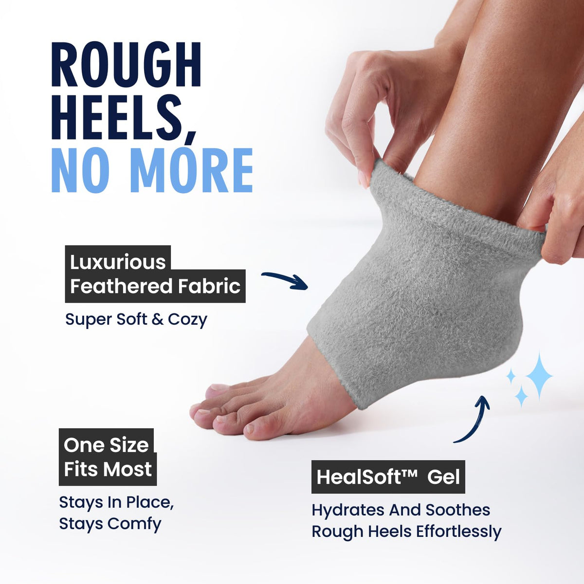 Dr. Frederick's fuzzy exterior texture for cozy warmth