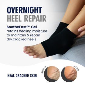 Dr. Frederick's close-up of gel interior highlighting moisture-locking cushion