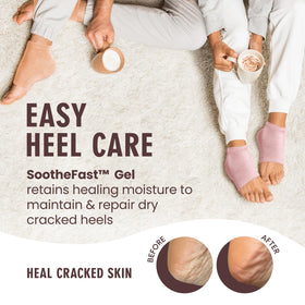 Dr. Frederick's close-up of gel lining revealing moisturizing interior