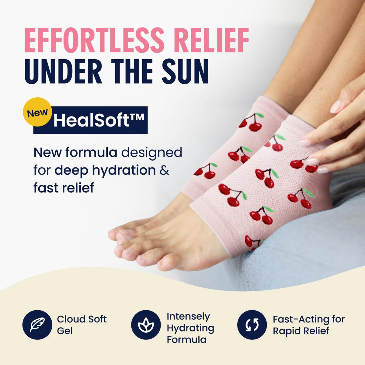 Dr. Frederick's close-up of gel lining showing nourishing oil infusion