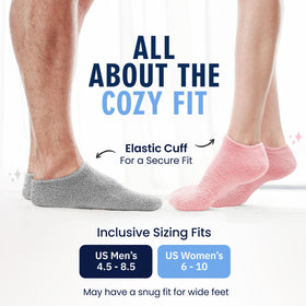 Dr. Frederick's socks beside ruler showing fit and size for confidence
