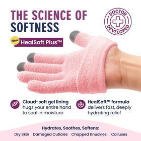 Dr. Frederick's close-up of HealSoft Plus gel lining for deep botanical hydration