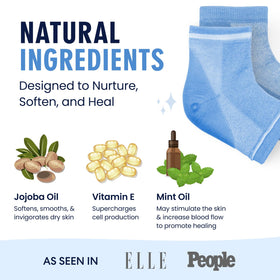 Dr. Frederick's ingredients label close-up listing jojoba, olive oil, vitamin E